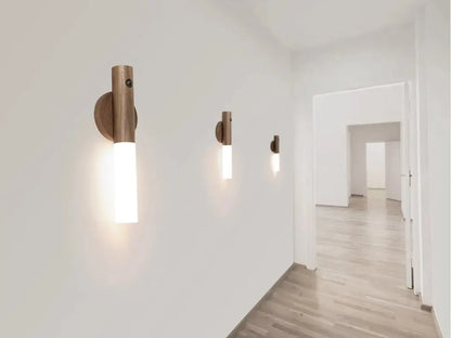 LED Night Light Magnetic Wall Lamp Kitchen Cabinet Closet Light Home Staircase Bedroom Table Move Lamp Bedside Lighting