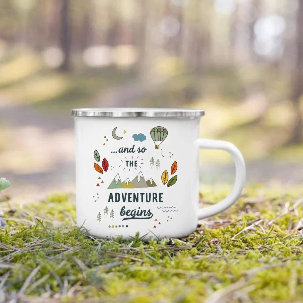 Nature's Adventure Enamel Mug: The Essential Companion for Outdoor Lovers