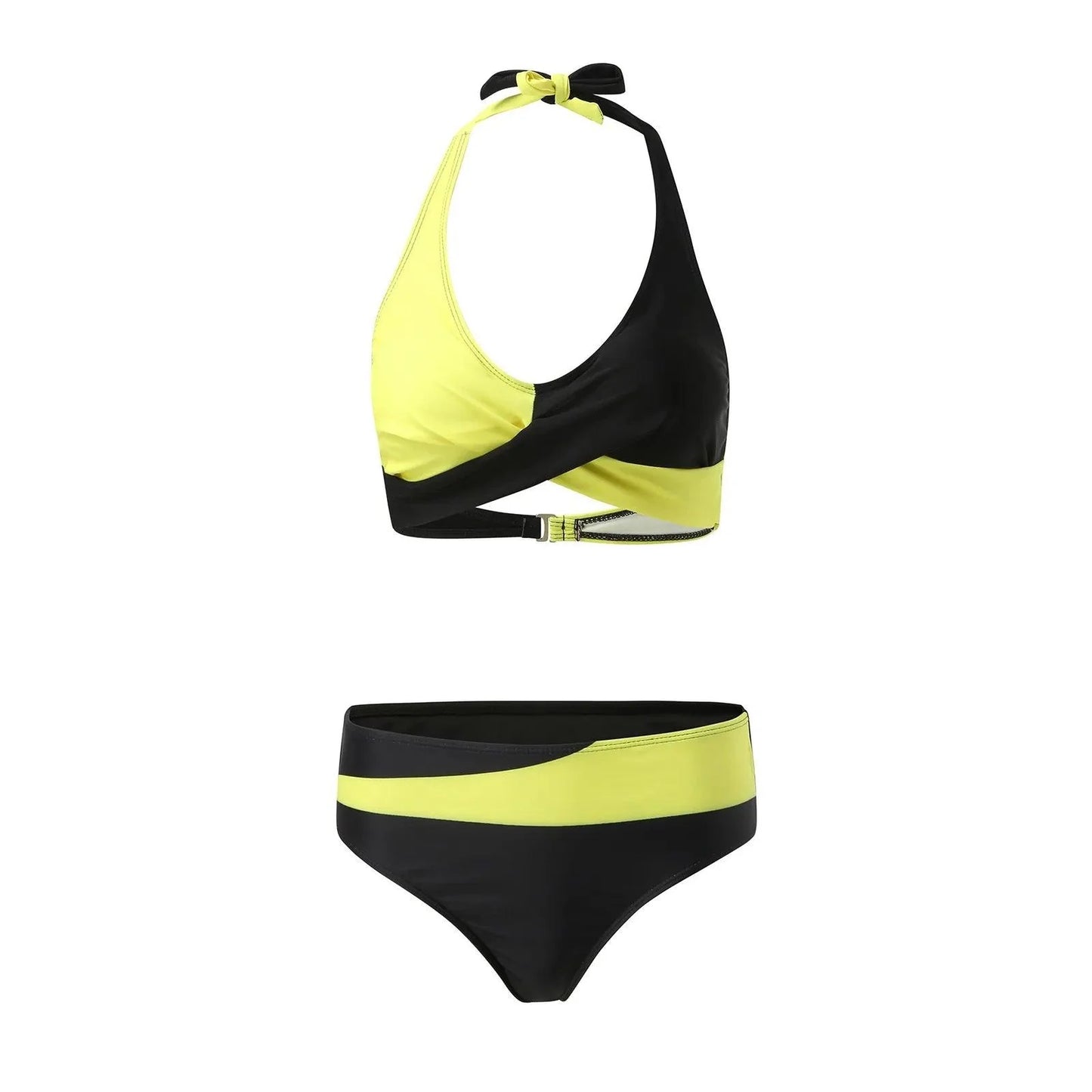 Women's Bikini High Waisted Two Pieces Swimsuit New Plus Size Comfortable Swimwear Brazilian Popular Bathing Suit купальник