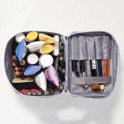 Waterproof Portable Women Makeup Bag High Capacity Toiletries