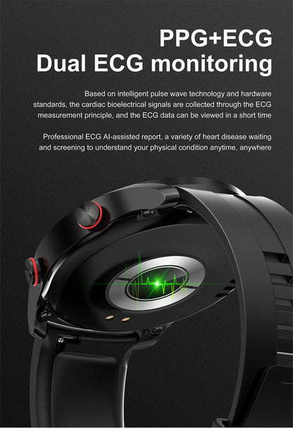 1.5" Touchscreen Smartwatch with Bluetooth Calls & Fitness Tracker