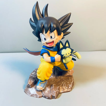 Dragon Ball Goku Hugs Puer Ya Mu Tea PVC Figures – Collector's Gift