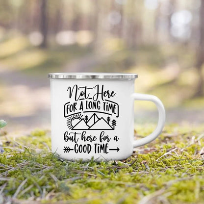 Nature's Adventure Enamel Mug: The Essential Companion for Outdoor Lovers