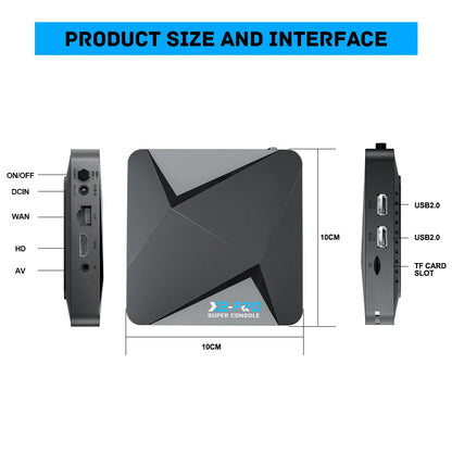 Super Console X2 Pro: Retro Game Box with 90,000+ Games & Gamepad – Ultimate Classic Gaming Experience