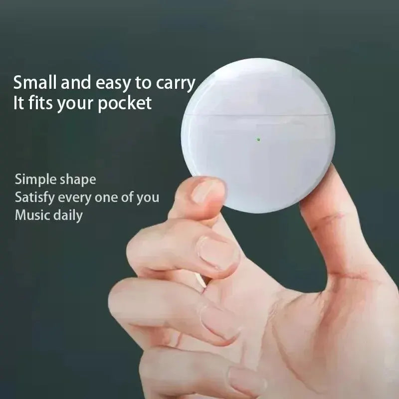 Air Pro 6 TWS Wireless Earbuds – Ultra-Lightweight Bluetooth 5.3 Headset with Mic & Charging Case