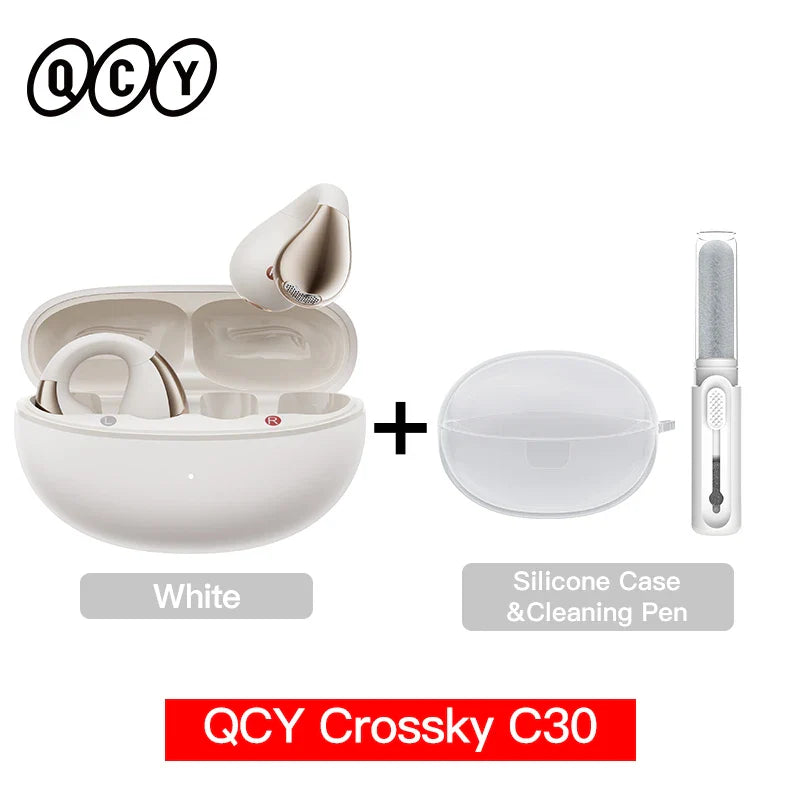 QCY C30 Open-Ear Bluetooth Sports Ear Clip Earbuds