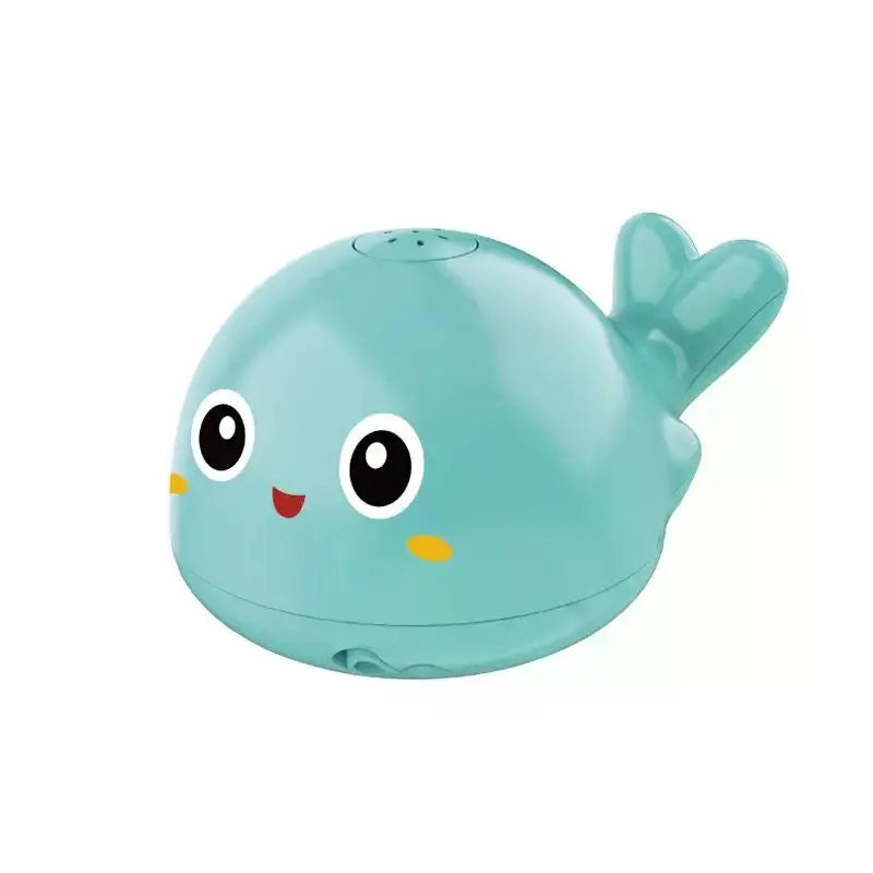 Electric Whale Bath Toy with LED Lights & Music: Spray Water Ball for Kids’ Bathtub Fun