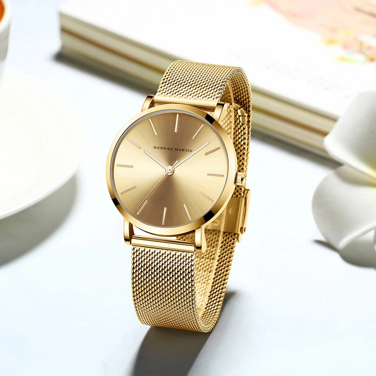 Women Watch Quartz Movement 36mm Waterproof Minimalist Style
