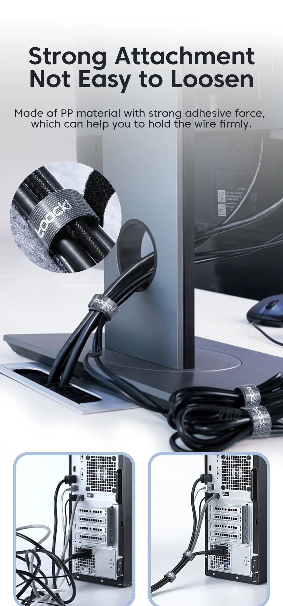 Nylon Cable Organizer & Wire Winder – USB Cable Management for Earphones, Mouse, Phone Accessories – Compatible with iPhone, Samsung, & More