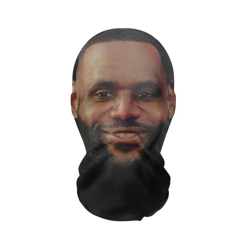 3D Printed Mask Elastic Mesh Full Face Mask for Men Women Cosplay Headwear Novelty Supplies Tricky Hood Party Cosplay Props