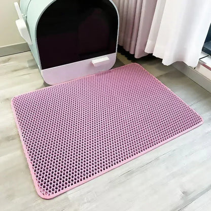 BABEECATS Double Layer EVA Pet Cat Litter Pad