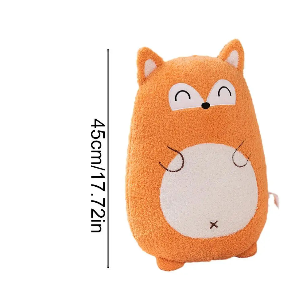 Stuffed Animal Pillow Cartoon Animal Plush Toy Multi-Purpose Sleeping Pillow For Living Room Bedroom Game Room Couch Kid's Room