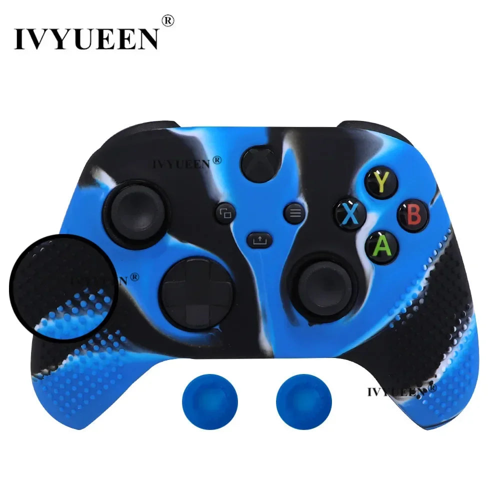 IVYUEEN MixColor Protective Silicone Skin for XBox Series S X XSS XSX Controller ThumbStick Grip Caps Gamepad Protector Cover