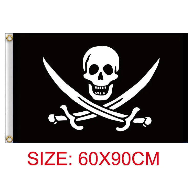 One Piece Jolly Roger Flags 🏴‍☠️ Decoration