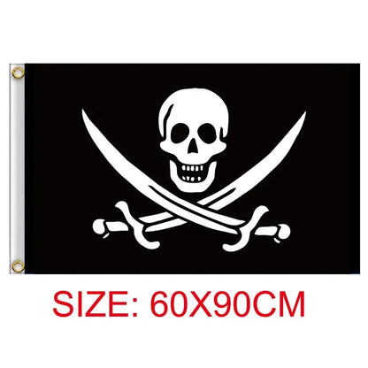 One Piece Jolly Roger Flags 🏴‍☠️ Decoration