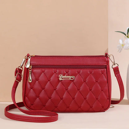 Hemasa Embroidery Messenger Bags Women Leather Handbag for Women Sac a Main Ladies hair ball Hand Bag