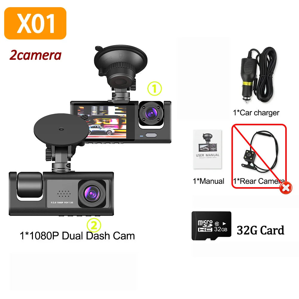 StarView™ - 1080 Triple Dash Cam