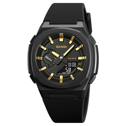 Casio G-Shock World Time Alarm GA-100-1A2 GA-100 Men's Watch