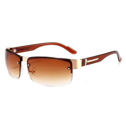 UV400 Patterned Polycarbonate Square Sunglasses