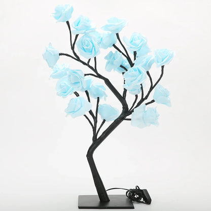 24 LED Rose Tree Lights – A Touch of Elegance and Warm Glow for Every Occasion