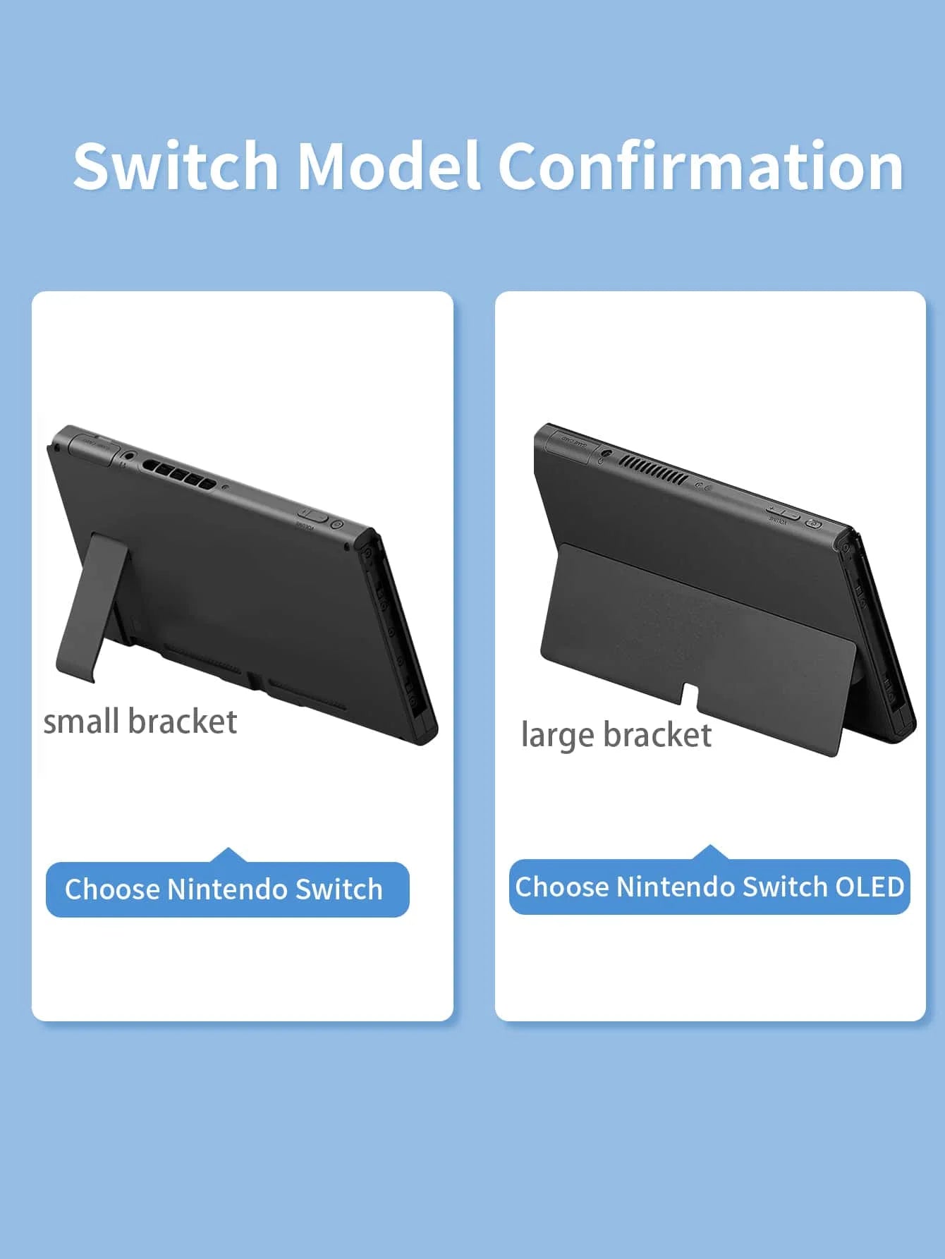 Big Eared Dog Switch Case Compatible with Nintendo Switch OLED / Switch NS,with 4 Cloud Joystick Caps
