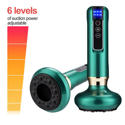 Chinese Electric Suction Cupping Set Beauty Massager Glass Jars Anti Cellulite Cupping Vacuum Slimming Guasha