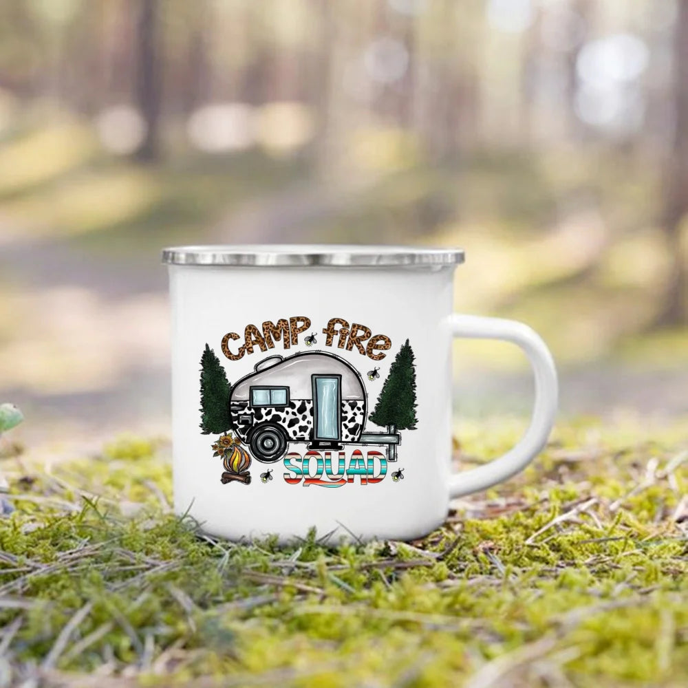 Nature's Adventure Enamel Mug: The Essential Companion for Outdoor Lovers