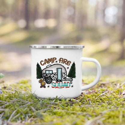 Nature's Adventure Enamel Mug: The Essential Companion for Outdoor Lovers
