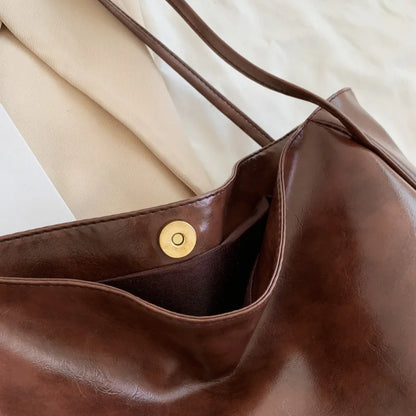 Cherie Large Capacity vegan Leather Bag