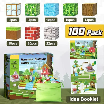 Magnetic Building Blocks Set for Kids - STEM Educational Toy for 3+