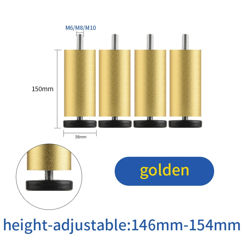 furniture height adjustment foot cabinet support feet  M8 M6 M10 leveling sofa feet  table feet fridge legs for washing machine
