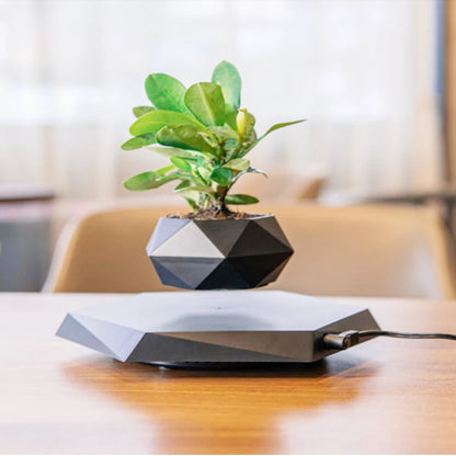 Levitating Air Bonsai Pot Rotation Flower Magnetic Suspension Floating Pot Without Plants