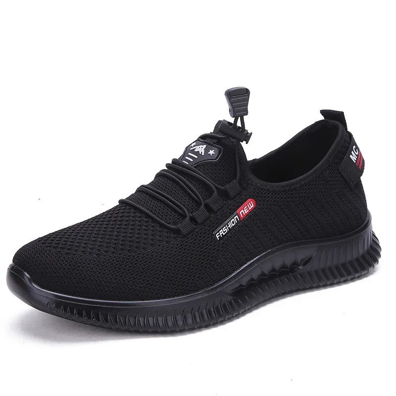 Men Leather Black Business Casual Loafers