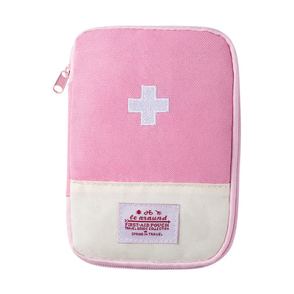 Portable Small First Aid Bag Kit Travel Outdoor Camping Emergency Medicine Storage Bag Home Easy Carrying Medical Storage Bag