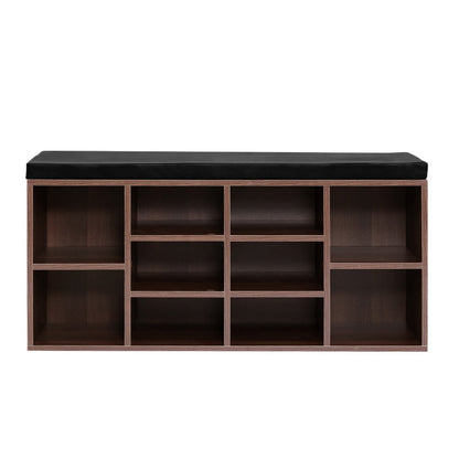 Shoe Cabinet Bench with Storage and Seating for Entryway or Hallway