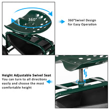 Short Handle Garden Seat Car