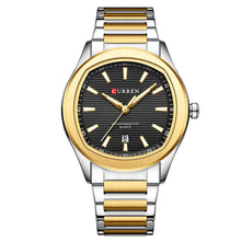 Mens waterproof quartz watch