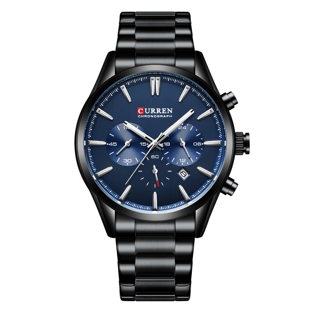 Mens Multifunction Quartz Watch