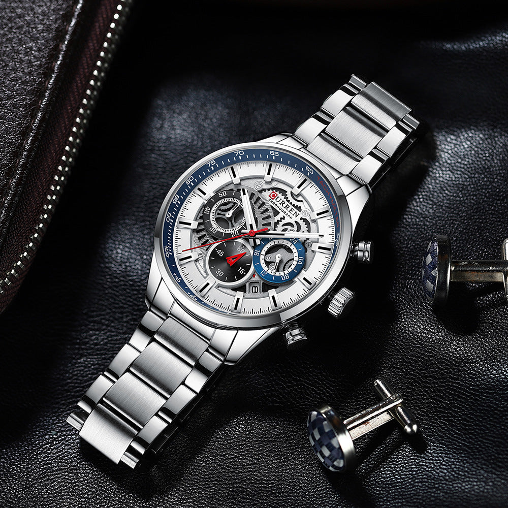Six Hand Quartz Watch