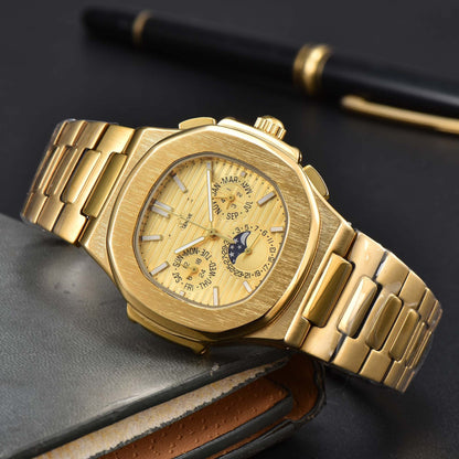 Mens Nautilus steel watch