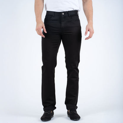 Slade Men's Black Relaxed Fit Stretch Pants - Comfortable and stylish