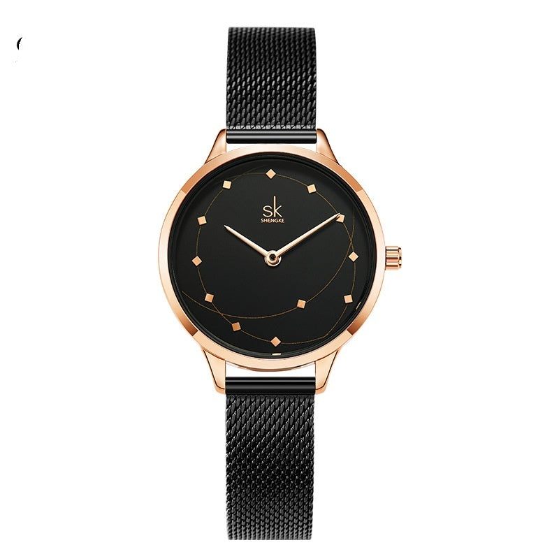Elegant quartz timepiece