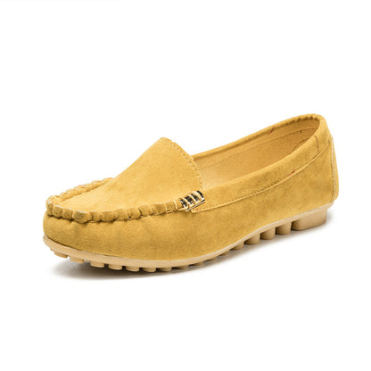 Womens flat peas shoes