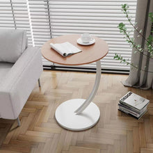 Round Wood Side Table
