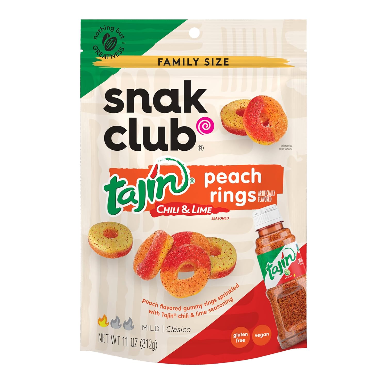 Snak Club Tajin Watermelon Rings 