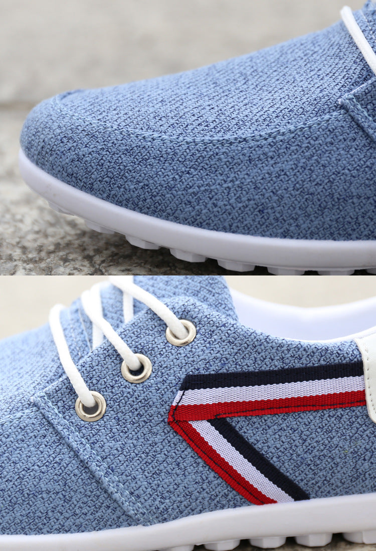 Men's Canvas Peas Shoes