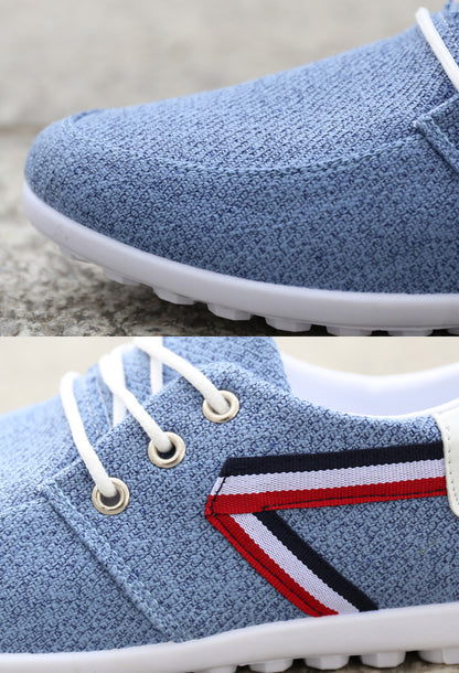 Men's Canvas Peas Shoes