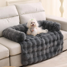 Soft Washable Plush Dog Sofa Bed – Cozy Indoor Couch for Pets