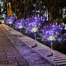 Solar LED lights outdoor garden illuminating pathways and patios with waterproof design