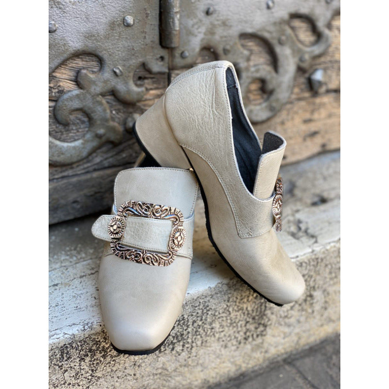 Medieval mens costume shoes
